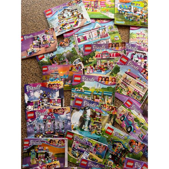 Huge Lot of Lego Friends Instruction Manuals brick building books - Picture 4 of 4